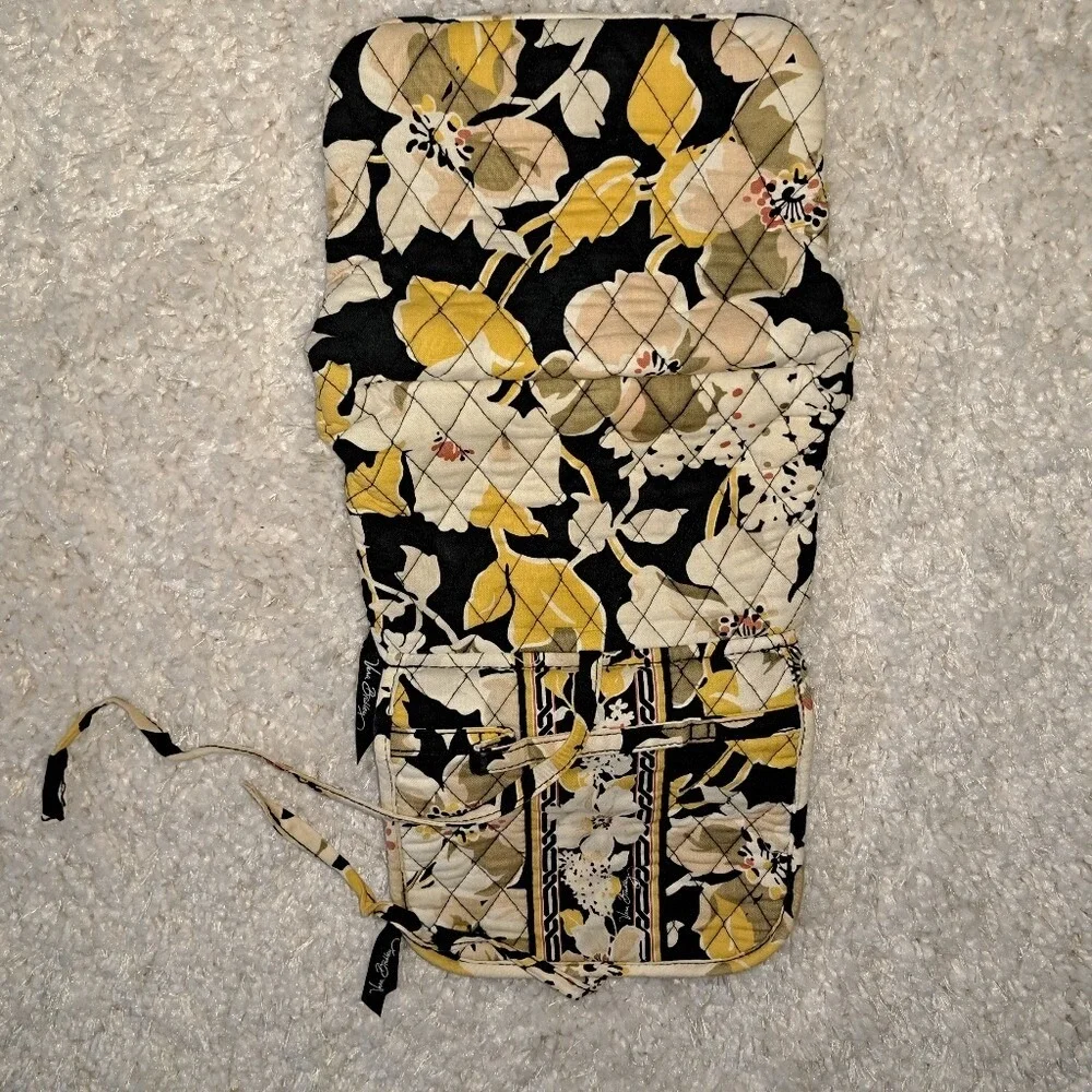 Vera Bradley Hanging‎ Travel Organizer Cosmetic Bag Floral Print Tie Closure